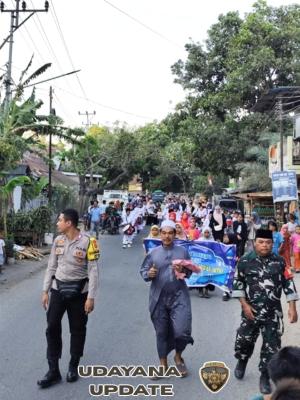 Serka Gusti Bagus Uliantara Pantau Pawai Pembukaan MTQ Ke-25 Desa Naru