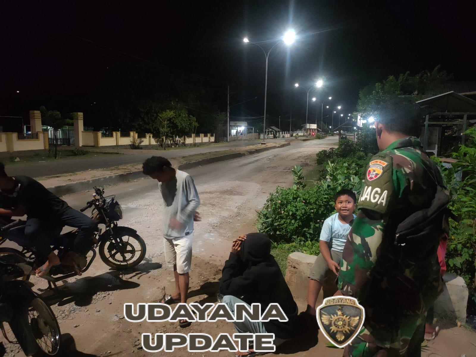 Piket Koramil 1628-04/Poto Tano Gelar Patroli Wilayah Binaan