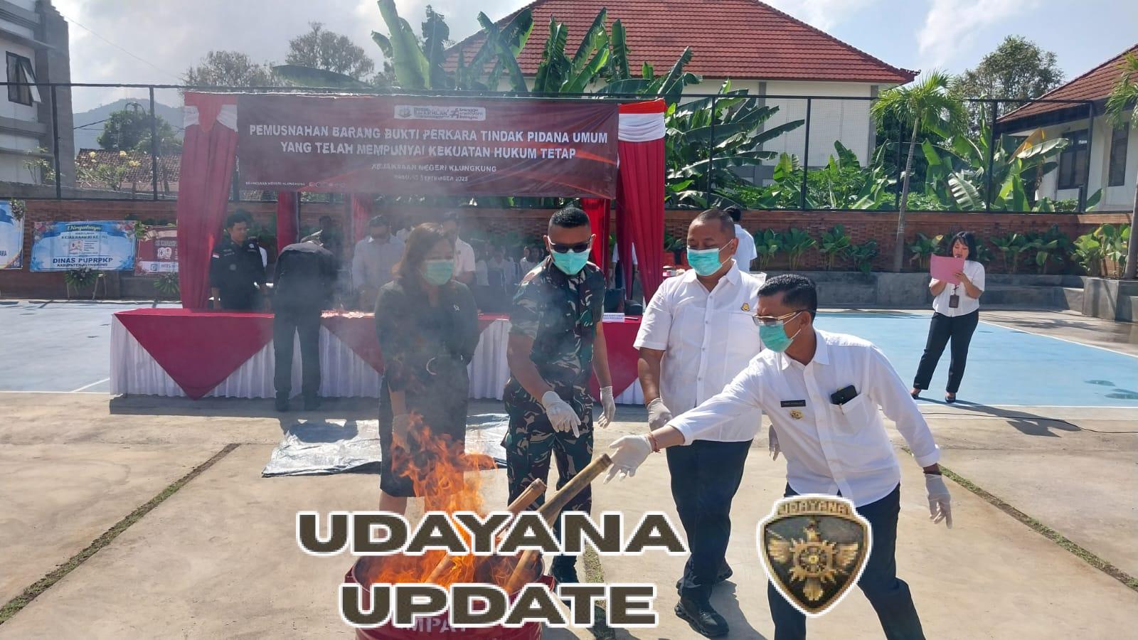 Hadiri Pemusnahan Barang Bukti, Letkol Sidik Pramono Ajak Seluruh Pihak Bersinergi Berantas Aksi Yang Melanggar Hukum