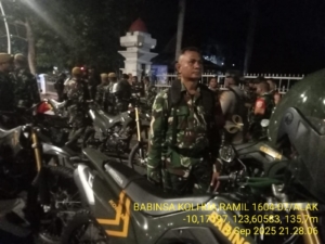 TNI dan Polri Patroli Gabungan Cipta Rasa Aman dan Nyaman Bagi Masyarakat di Kota Kasih