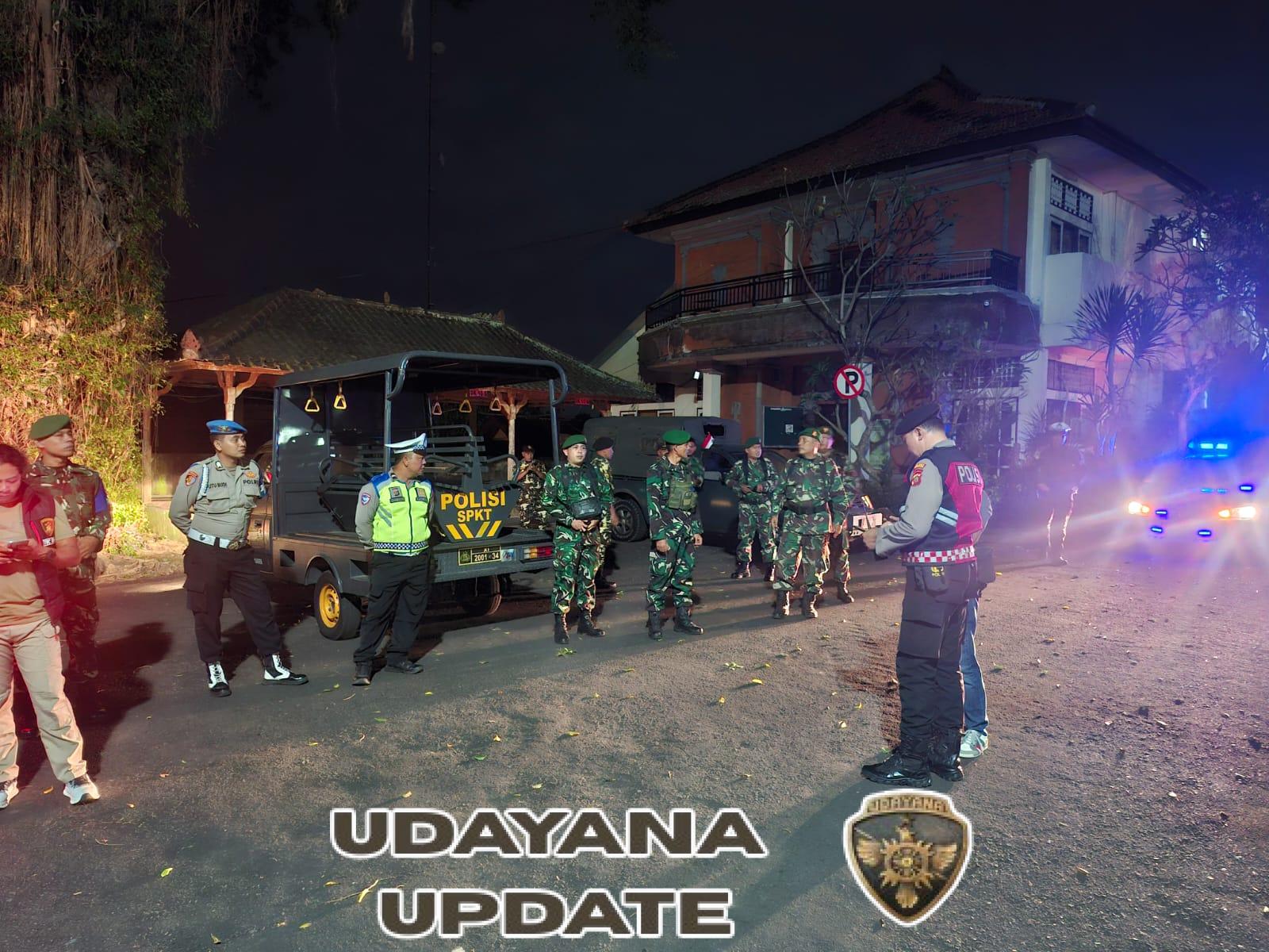 Monitoring perkembangan situasi wilayah Kodim 1623/Karangasem dan Koramil jajaran laksanakan patroli gabungan.