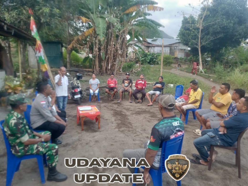 Pendekatan Humanis Babinsa Kodim 1602/Ende Ciptakan Situasi Kondusif di Paupire