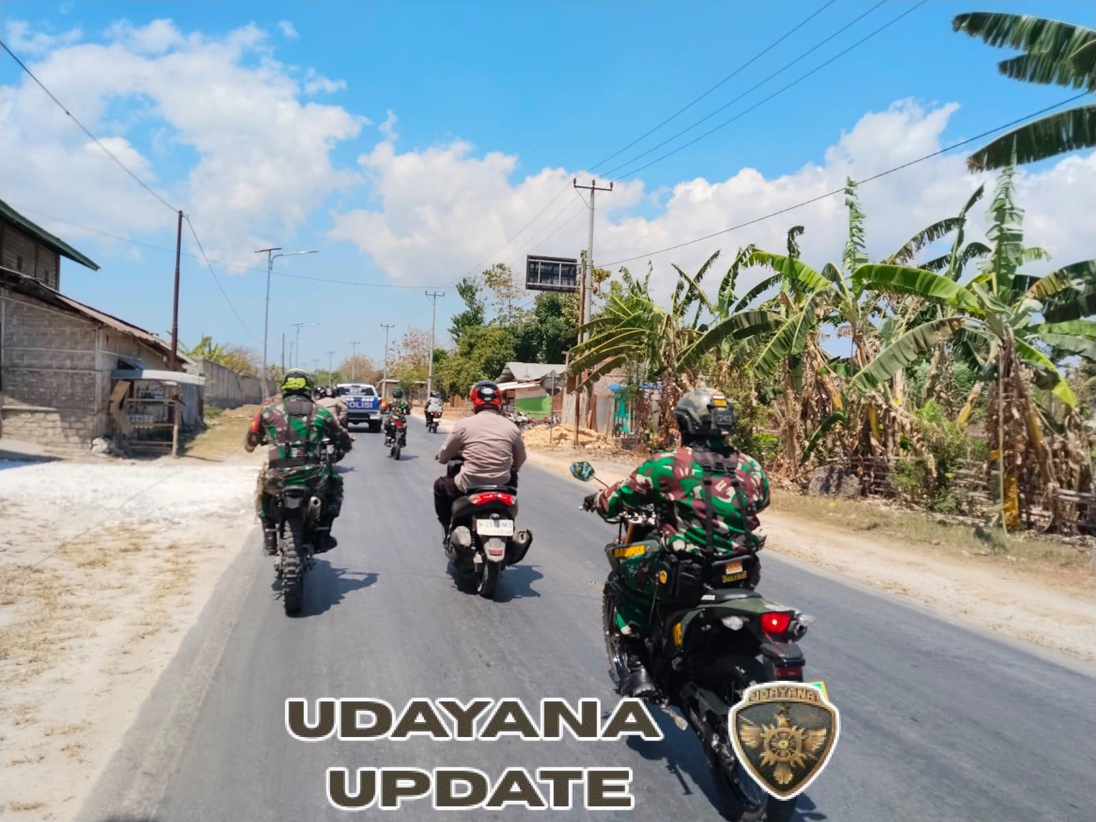 Kodim 1629/SBD Bersama Polres SBD Laksanakan Patroli Gabungan untuk Keamanan Wilayah