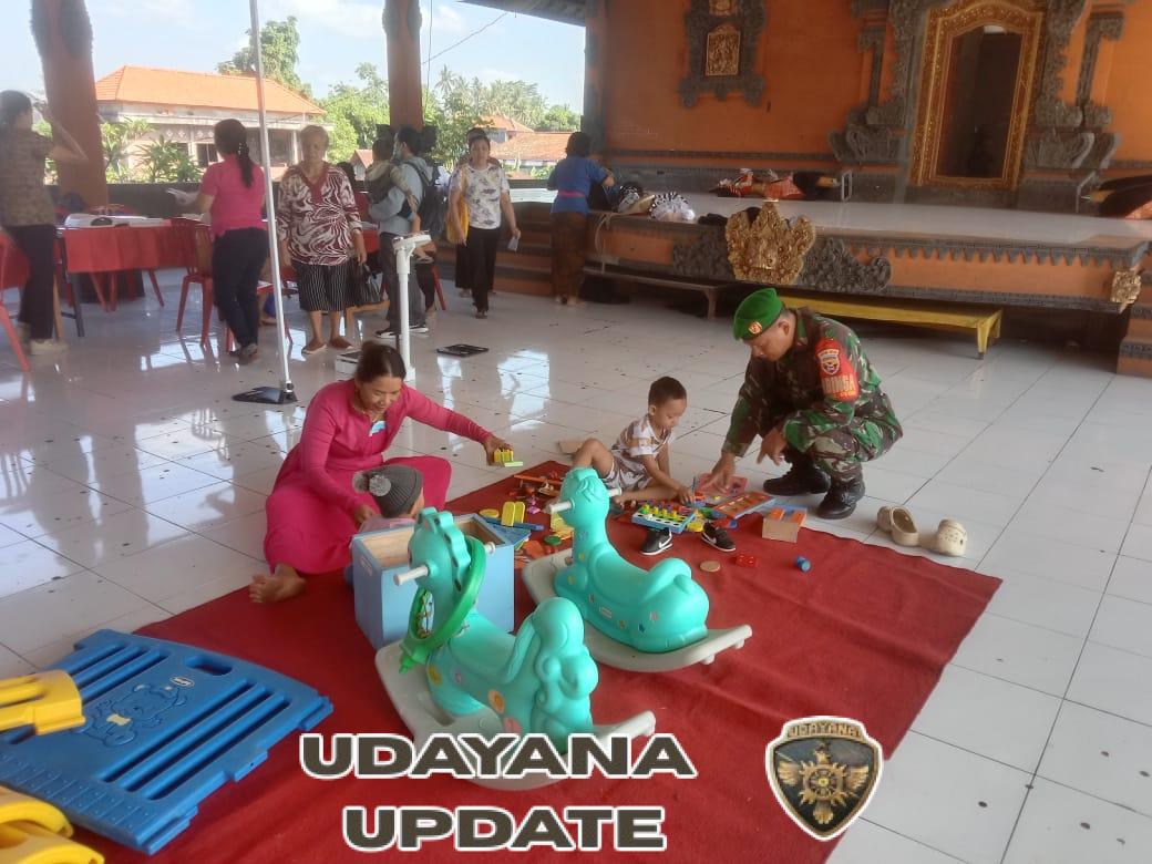 Babinsa Sertu I Made Merta Yasa Tegaskan Komitmen TNI Dukung Program Kesehatan Masyarakat