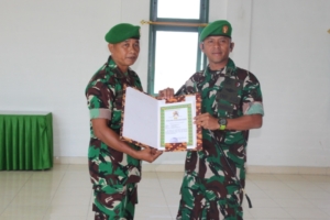 Kodim 1616/Gianyar Gelar Tradisi Korps Raport, Lepas Kapten Cba I Wayan Wiranata dengan Penuh Kehormatan