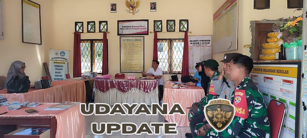 Babinsa Dampingi Penandatanganan MOU Program Makan Sehat Bergizi di Kecamatan Seteluk