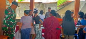 Sinergi TNI-Polri Dampingi Posyandu, Warga Sarimekar Antusias Hadi