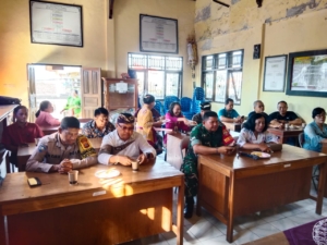 Rapat Pembubaran Penjaringan Kaling, Serka Wayan Wardana Sampaikan Selamat Kepada Kaling Terpilih