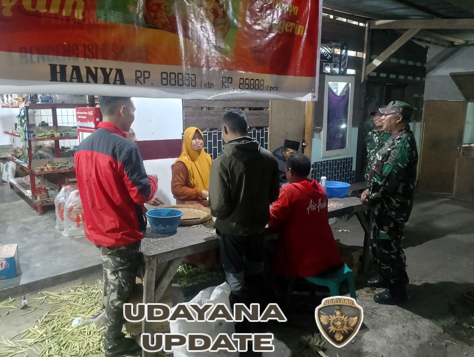 Warga Madayin Dapat Pesan Kamtibmas dan Keselamatan Kerja dari Babinsa