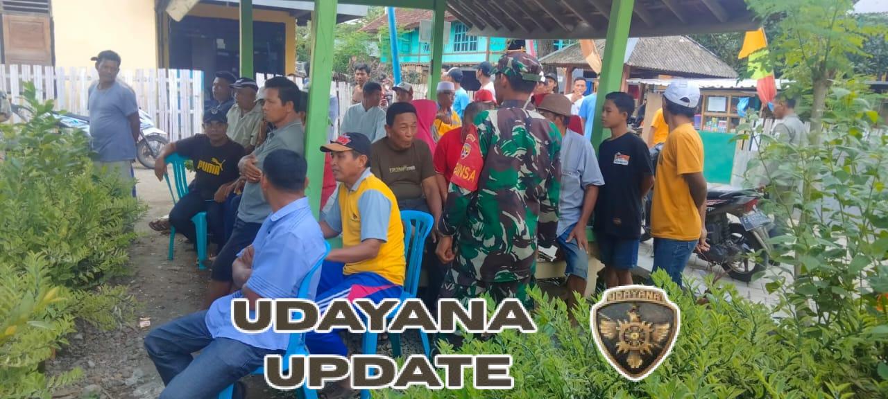 Babinsa Seteluk Tengah Hadiri Persiapan Pernikahan Warga sebagai Wujud Kepedulian