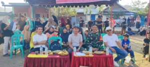 Babinsa Kelanir Hadiri Pembukaan Lomba HUT ke-25 Desa Kelanir