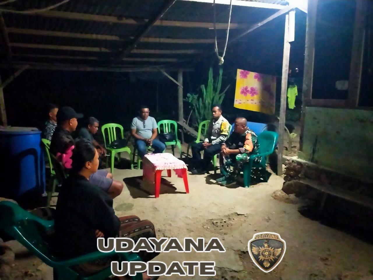 Babinsa dan Bhabinkamtibmas Mediasi Permasalahan Rumah Tangga di Onatali