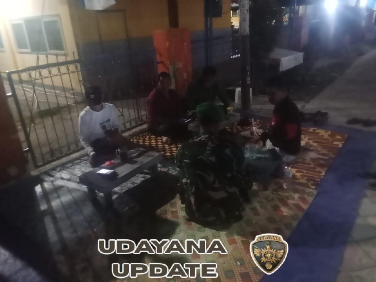 Piket Koramil 1628-01/Taliwang Gelar Patroli Malam Jaga Ketentraman Wilayah