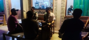 Babinsa Koramil 1628-03/Seteluk Gelar Patroli Malam, Ciptakan Kamtibmas Kondusif