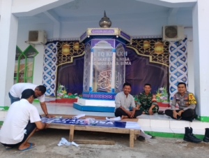 Babinsa dan Babinkamtibmas Sinergi Bersama Warga Sukseskan MTQ Desa Nisa