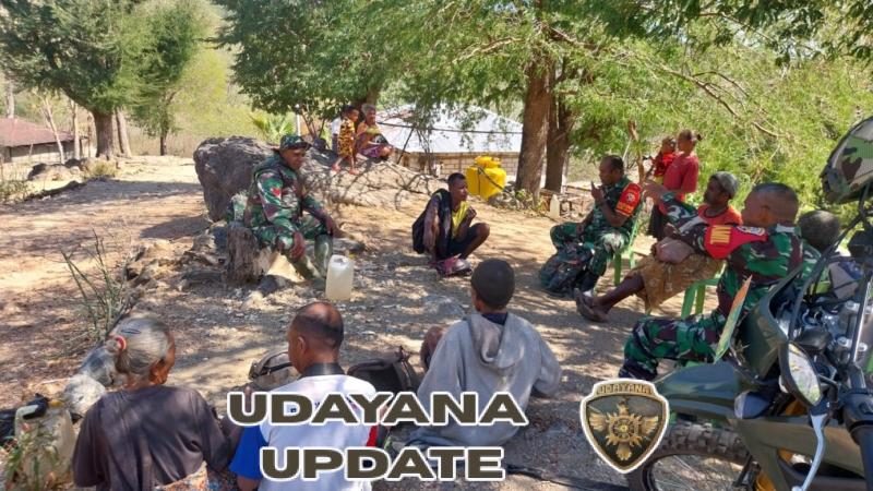 Dekatkan Diri dengan Masyarakat, Danramil Miobar Gelar Komsos di Desa Tasinifu