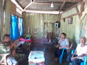 Tingkatkan Kesehatan Lansia, Babinsa Bisel Lakukan Anjangsana ke Rumah Warga