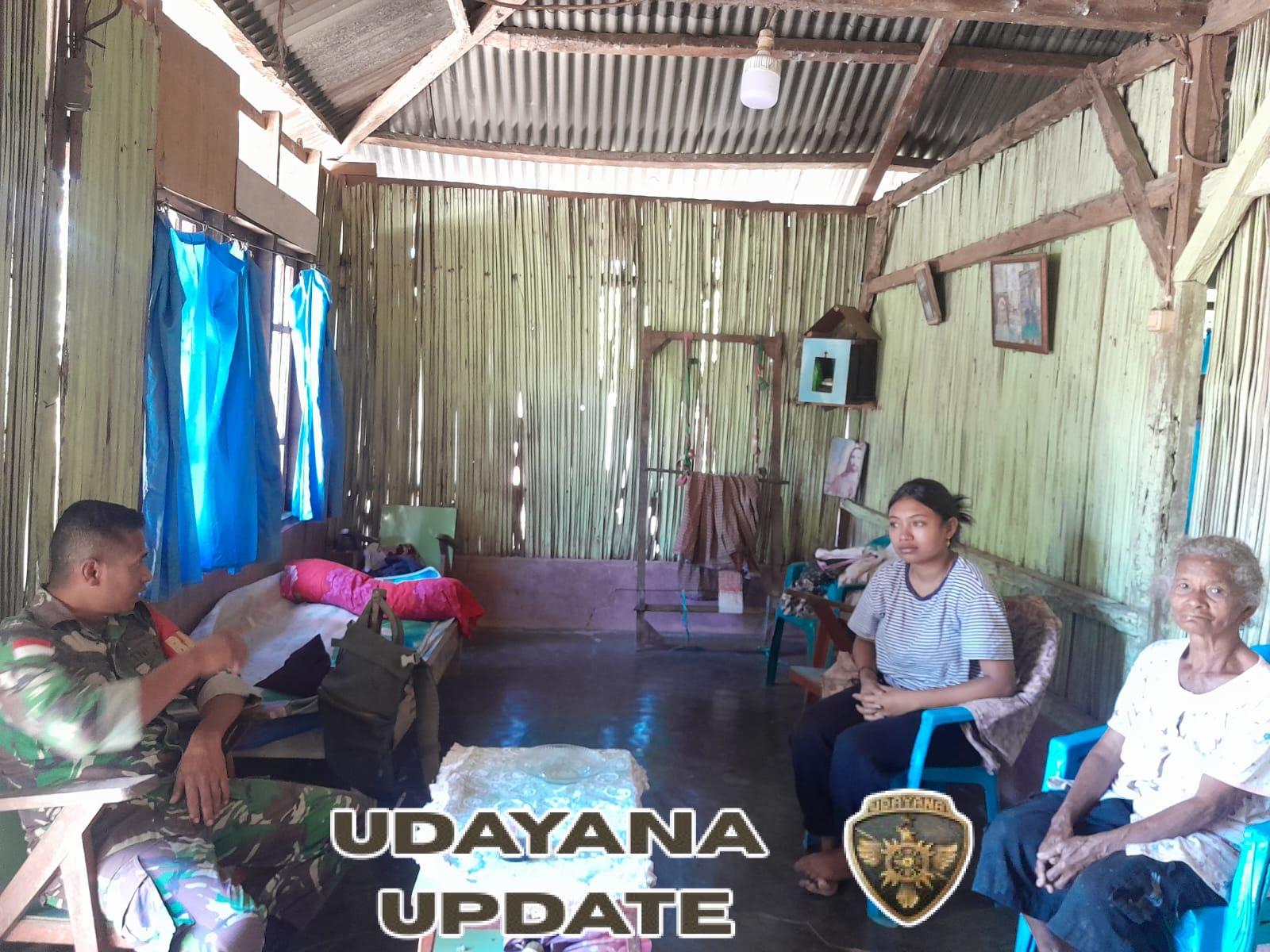 Tingkatkan Kesehatan Lansia, Babinsa Bisel Lakukan Anjangsana ke Rumah Warga