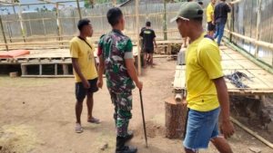 Kodim 1602/Ende Pererat Kemanunggalan TNI-Rakyat Lewat Komsos dan Pamwil