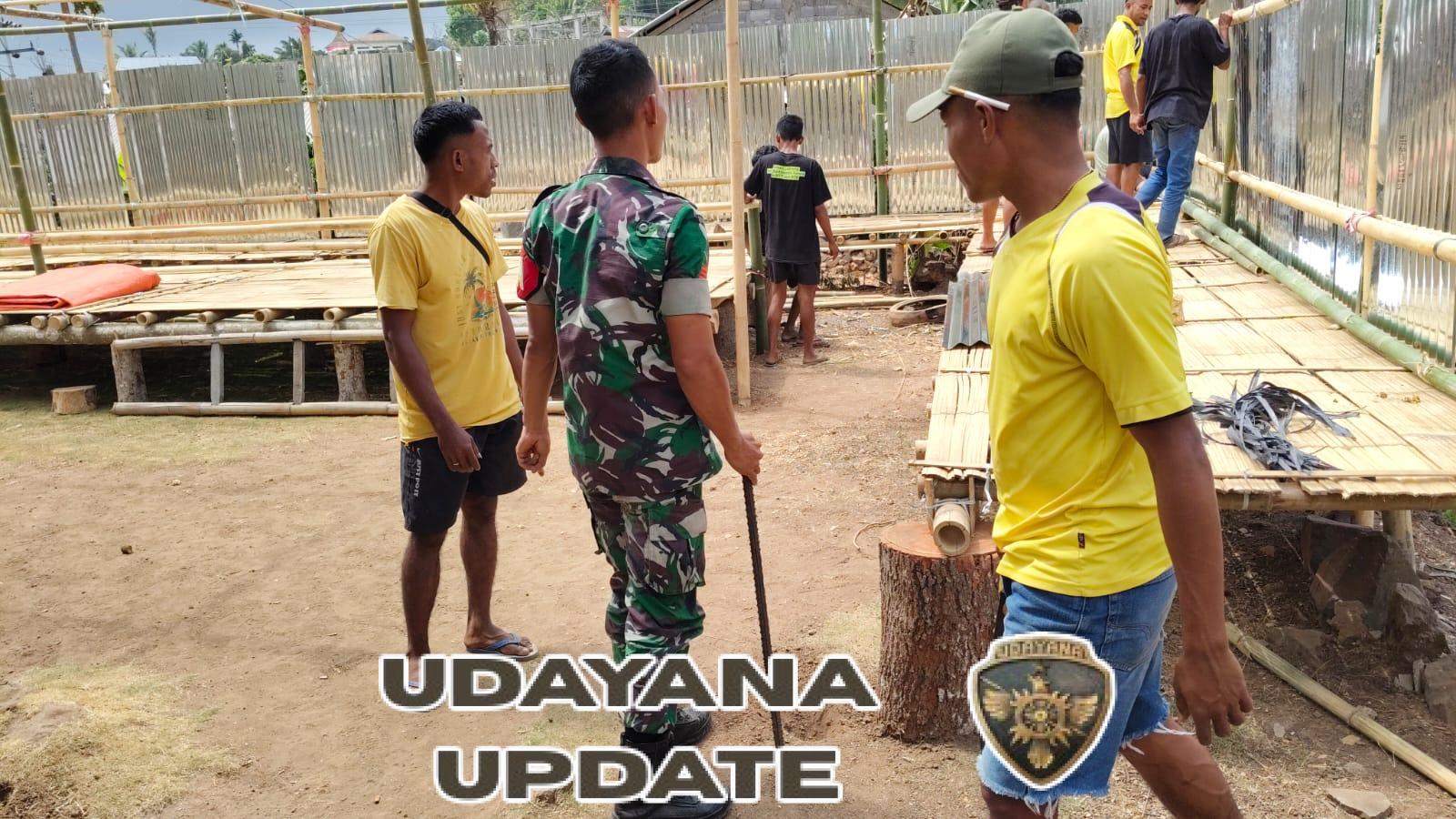 Kodim 1602/Ende Pererat Kemanunggalan TNI-Rakyat Lewat Komsos dan Pamwil