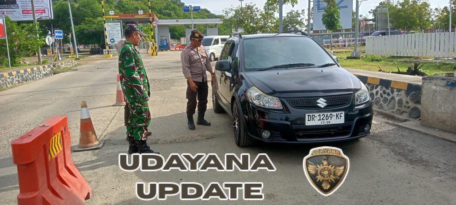 Babinsa Senayan Kawal Pengamanan Objek Vital di Pelabuhan Poto Tano