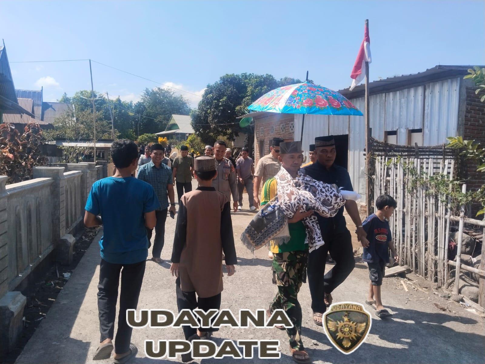 Kepedulian Dandim 1614/Dompu di Rumah Duka Babinsa Karombo