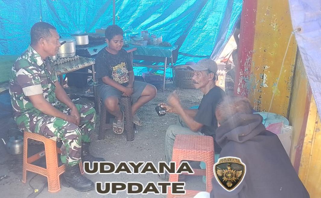 Cegah Perpecahan, Babinsa Sertu Mixon Magang Ajak Warga Naiola Perkuat Ketahanan Sosial