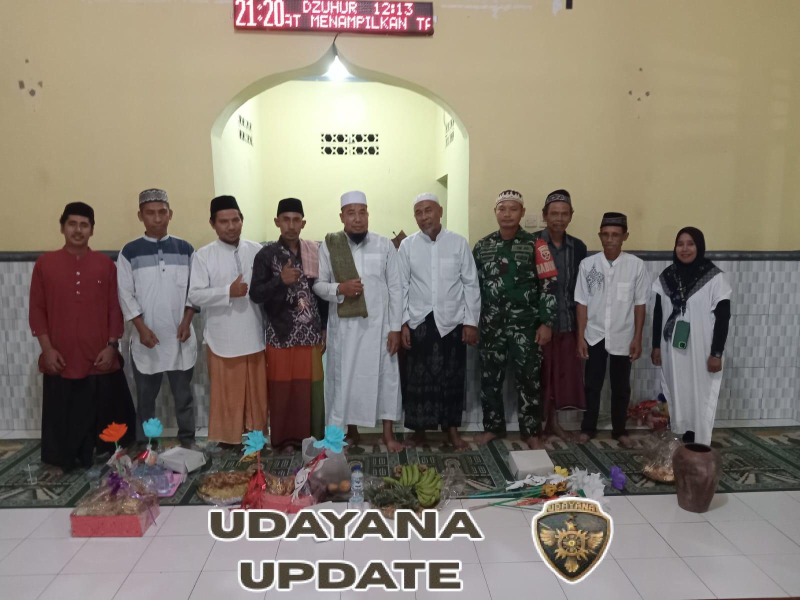 Babinsa Kelurahan Sampir Hadiri Peringatan Maulid Nabi Muhammad SAW 1447 H/2025 M di Masjid Al-Ikhlas