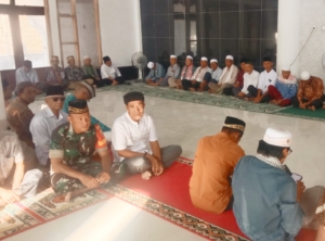 Babinsa Desa Air Suning Hadiri Peringatan Maulid Nabi Muhammad SAW 1447 H di Masjid Nurul Yakin