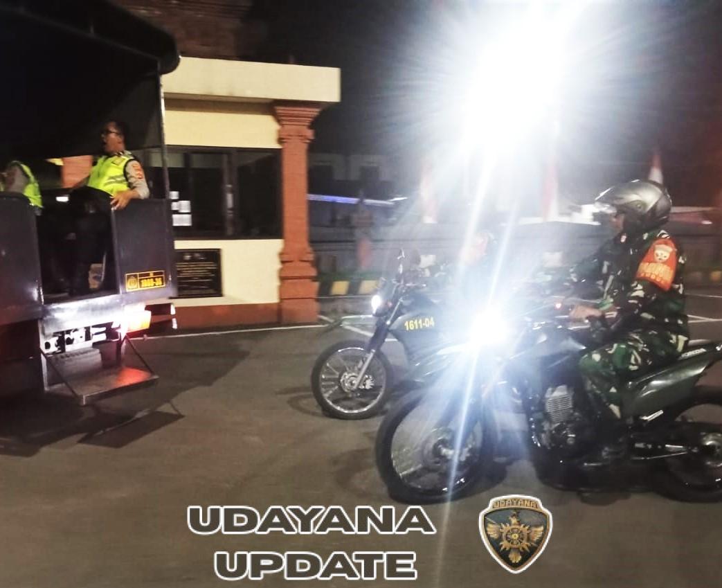 Dandim 1611/Badung Perintahkan Babinsa Dukung Patroli Gabungan, Pastikan Kondusifitas Wilayah