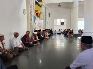 Babinsa Senayan Hadiri Peringatan Maulid Nabi Muhammad SAW di Masjid Darul Iman