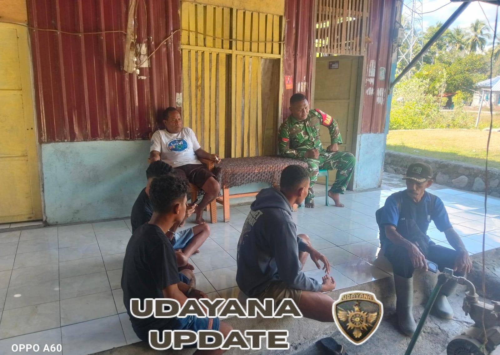 Babinsa Ende Ingatkan Pentingnya Peran Warga dalam Menjaga Stabilitas Desa