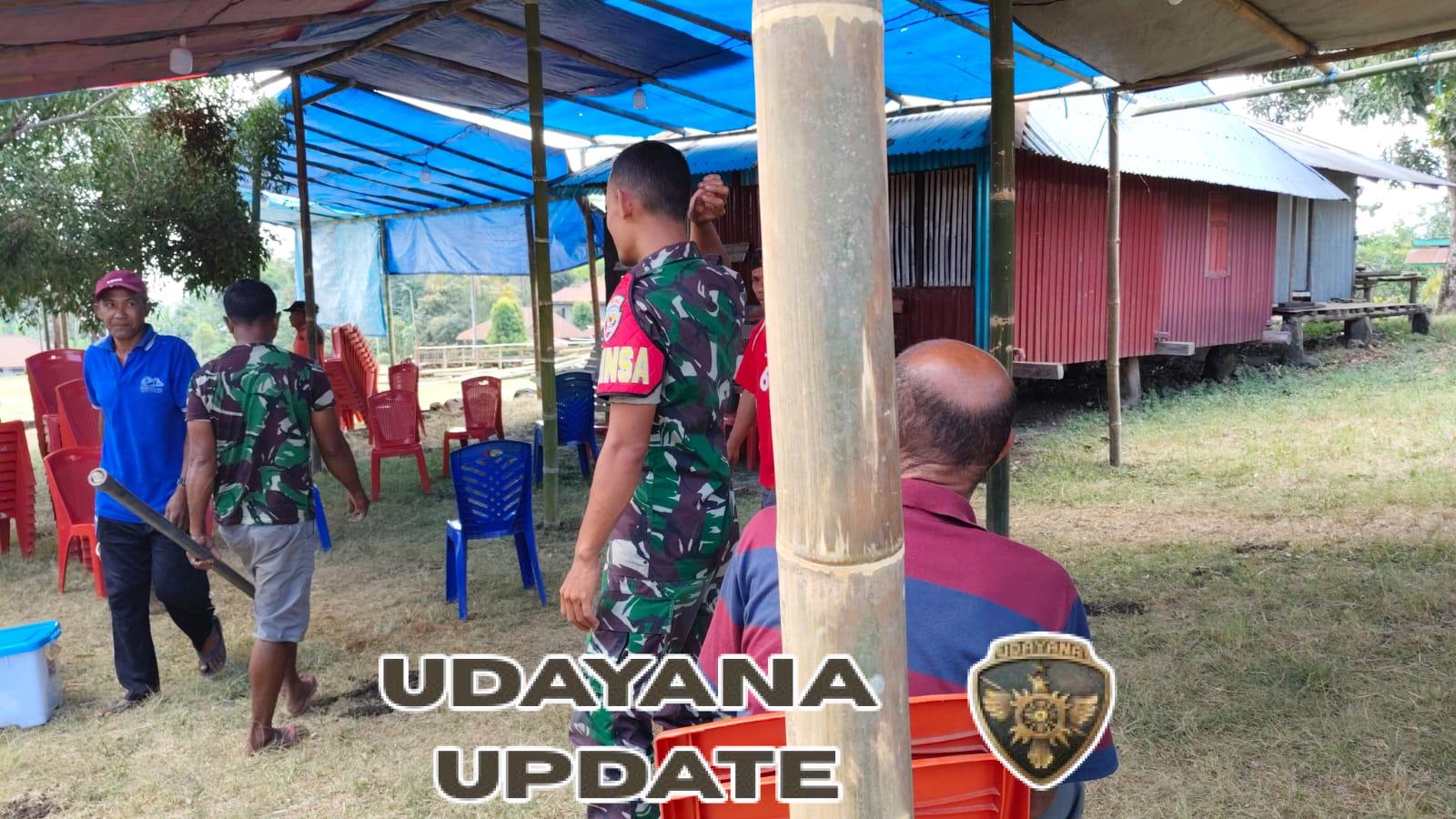 Babinsa Koramil Maurole Terjun Langsung Ciptakan Rasa Aman di Desa Unggu