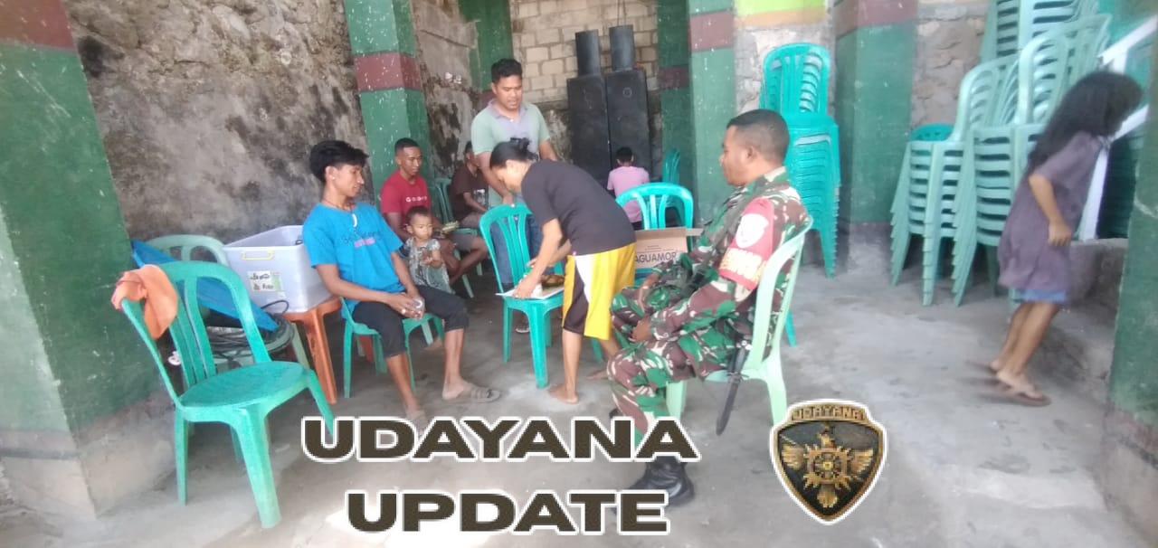 Babinsa Kawal Rencana Peminangan Putri Warga Kelurahan Merdeka