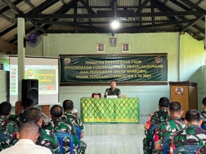 Wujudkan Prajurit Tangguh, Dandim 1626/Bangli Tekankan Komitmen Anti Narkoba Lewat P4GN