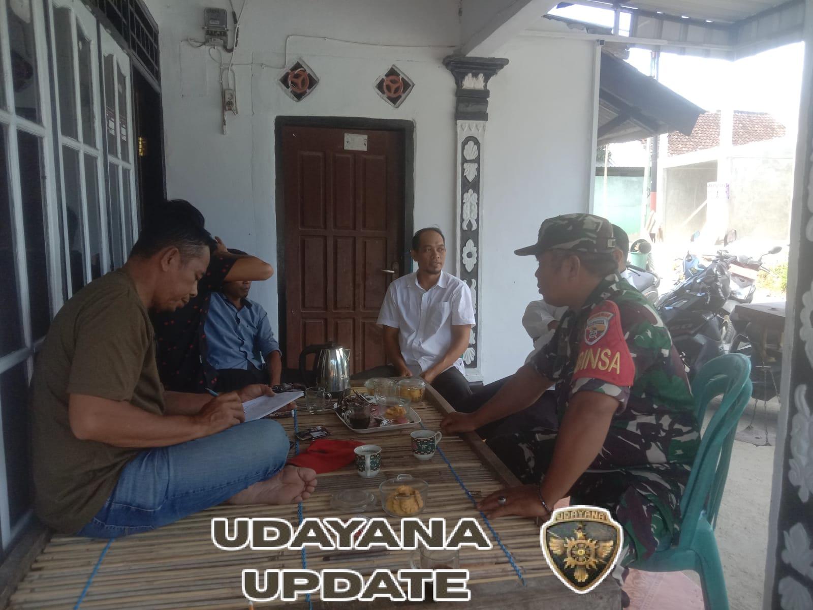 Babinsa Tapir Dampingi AGR dalam Pendataan Bantuan KSB Maju Sosial