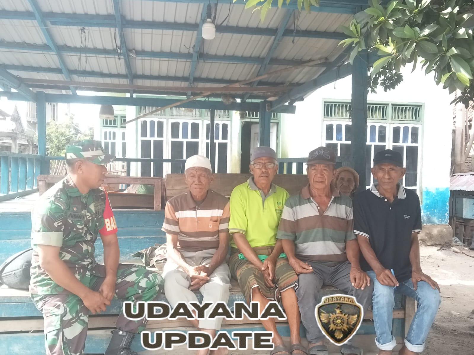 Babinsa Sondosia Himbau Warga Pastikan Keamanan Api dan Listrik Jelang Aktivitas