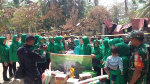 Sinergi TNI, Persit, dan Pemerintah Desa: Ringankan Beban Korban Kebakaran