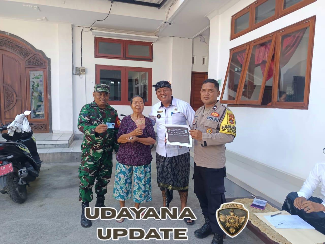 Serka Made Arta Berperan Aktif Dampingi 10 Warga Binaan Terima Penyaluran BLT DD