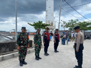 Kuatkan Sinergi Wujudkan Kondusifitas Wilayah, Koramil Dan Polsek Nusa Penida Gelar Patroli Gabungan