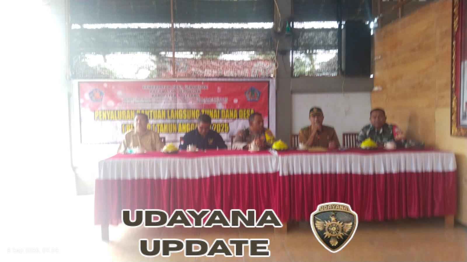 Bantuan Langsung Tunai Dana Desa Cair, Babinsa Gerokgak Pantau Agar Tepat Sasaran