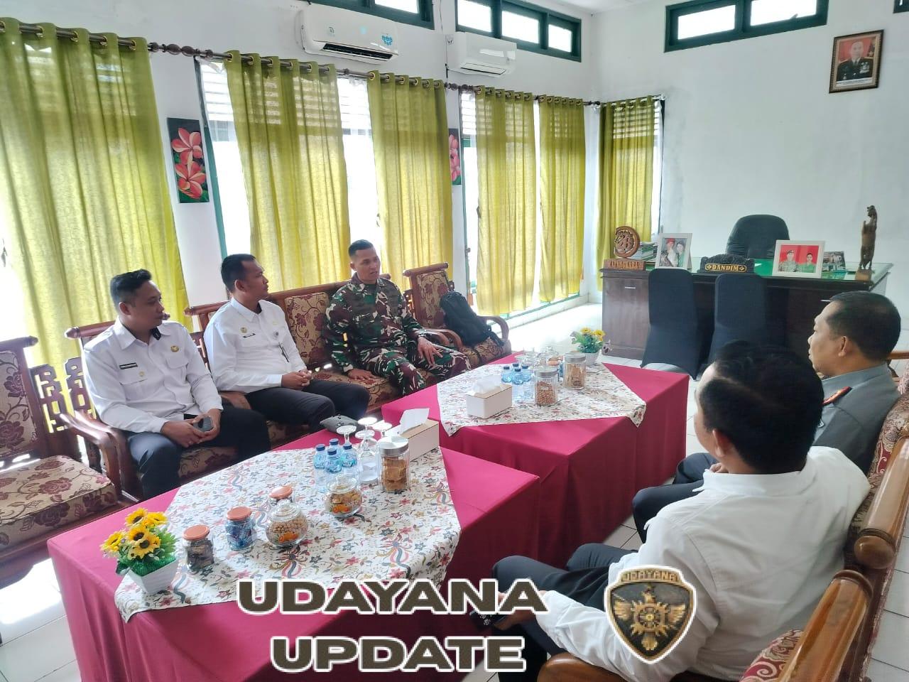 Komandam Kodim 1623/Karangasem terima kunjungan silaturahmi Kalapas jajaran Kab.Karangasem.