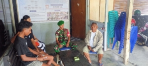 Pratu Vinsenso Koro Laksanakan Komsos di TutuBhada, Teguhkan Peran TNI di Tengah Masyarakat