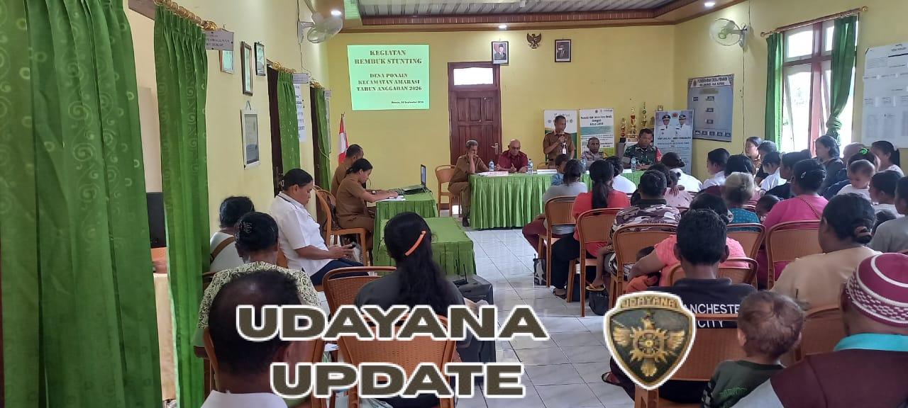 Rembuk Stunting Desa Ponain Bahas Program Pencegahan Tahun 2026