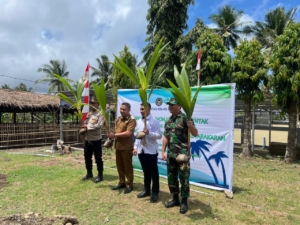 Sinergi Lintas Sektor, Kodim 1602/Ende Turut Sukseskan Gerakan Penghijauan Nasional