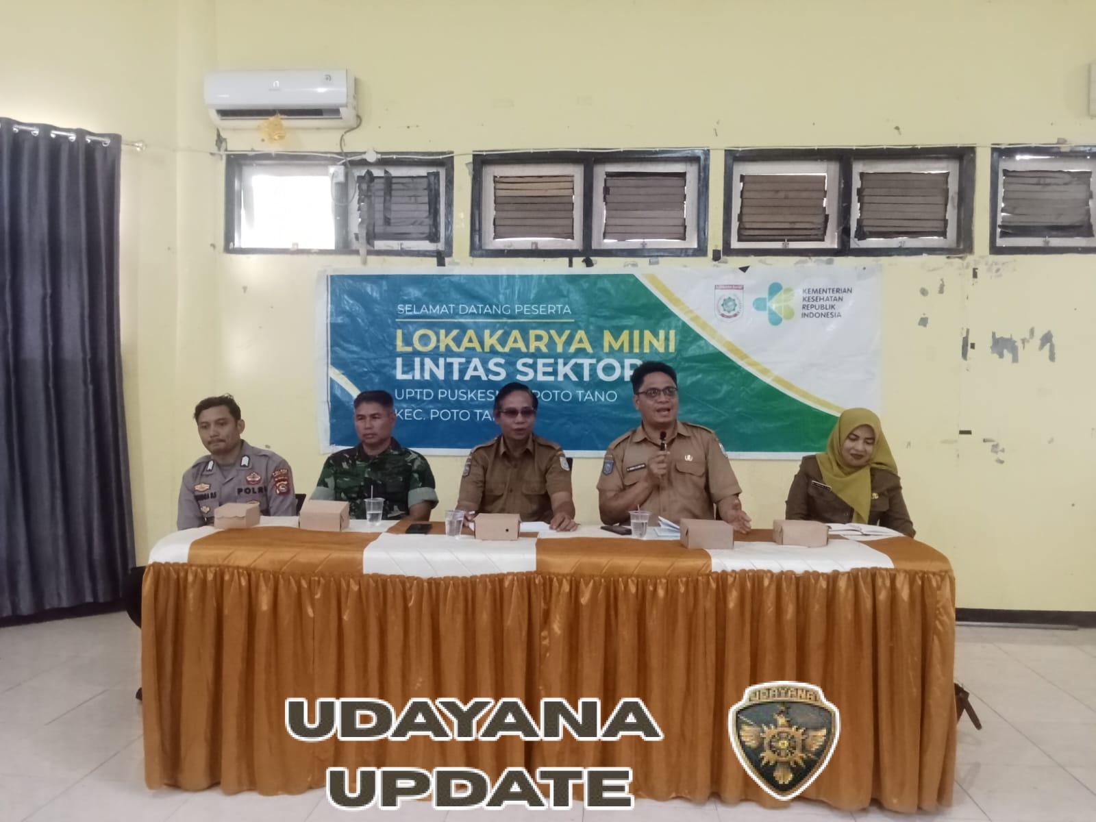 Danramil 1628-04/Poto Tano Wakili Bati Tuud Hadiri Pembukaan Loka Karya Mini Lintas Sektoral Tahun 2025