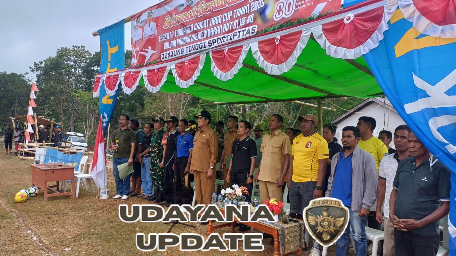 Babinsa Kodim 1613/Sumba Barat Ajak Pemuda Junjung Sportivitas Lewat Turnamen Olahraga