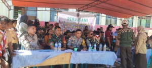 Dukung Generasi Muda, Babinsa Koramil 01/Lewa Hadiri Perjusami Pramuka Ranting Lewa