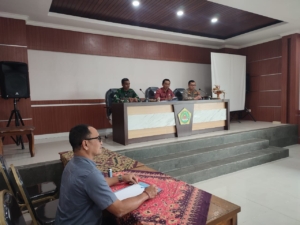 Danramil Payangan Hadiri Rakor Evaluasi Pengamanan Wilayah Tahun 2025