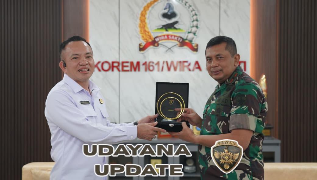 Danrem 161/WS Sambut Hangat Peserta PKDN Sespimti Polri Dikreg ke-34.